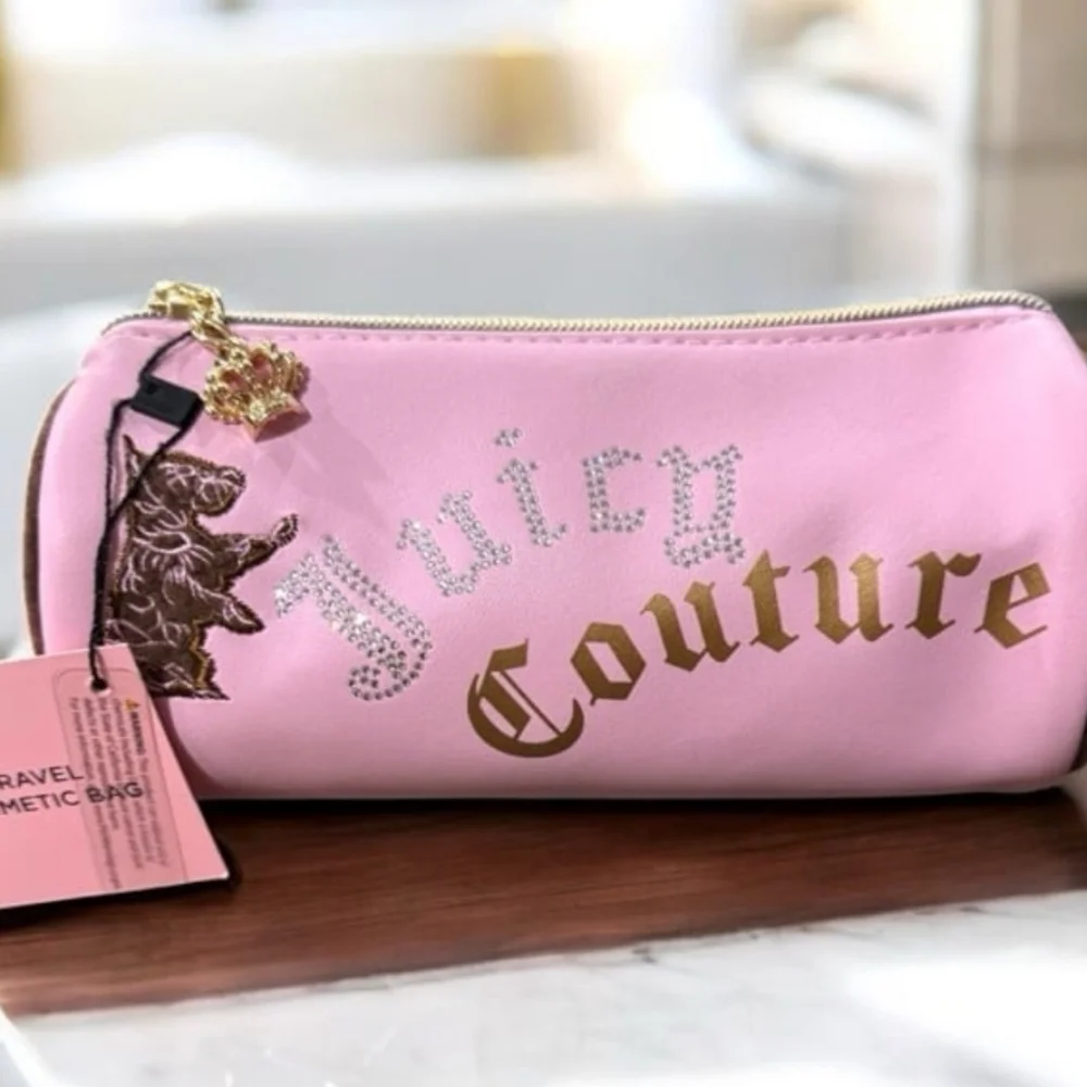 Juicy Couture Pink Cosmetic Bag